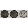 Image 2 : GROUP OF THREE STANDING LIBERTY QUARTERS