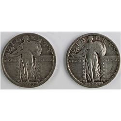 1923 AND 1924 STANDING LIBERTY QUARTER