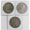Image 2 : 3- PEACE SILVER DOLLARS