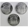 Image 2 : 3- 1 OZ SILVER DONALD TRUMP ROUNDS