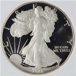 1986-S AMERICAN SILVER EAGLE