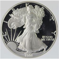 1991-S AMERICAN SILVER EAGLE