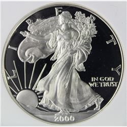 2000-P AMERICAN SILVER EAGLE