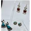 Image 1 : VINTAGE STERLING SILVER EARRI NG LOT