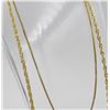 Image 2 : TWO GOLD TONE .925 CHAINS