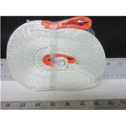 New 7500lb 1" x 16 foot Tow Strap / stretches & recoils slightly/reduces jarring