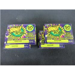 4 New packs of BANG! POPS! / drop em or throw em BIG BANG