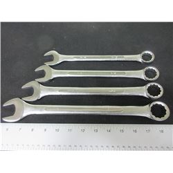 4 New Large Wrenches 13/16 - 7/8 - 15/16 and 1 inch