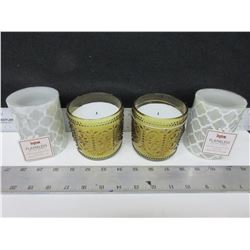 4 Flameless LED Wax Candles