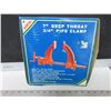 Image 1 : New Samona 7" Deep Throat 3/4" Pipe Clamp / heavy duty cast iron/ fits 3/4 pipe