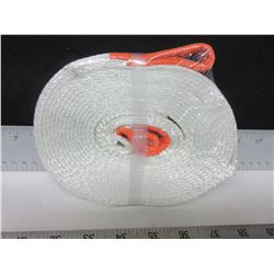 New 7500lb 1" x 16 foot Tow Strap / stretches & recoils slightly/reduces jarring