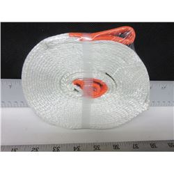 New 7500lb 1" x 16 foot Tow Strap / stretches & recoils slightly/reduces jarring