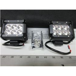 New set of 2  LED Off Road Lights 1800 lumens / waterproof / 4 inch