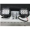 Image 1 : New set of 2  LED Off Road Lights 1800 lumens / waterproof / 4 inch
