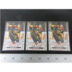 Lot of 3 # 11 Connor McDavid Pre Rookie Cards / Erie Otters