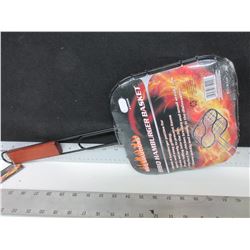 New Hamburger Basket / great for Camping or BBQ / easily flip all 4 at once