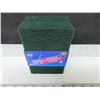 Image 1 : New pack of 10 Green Scouring Pads / great for pots,grills and more