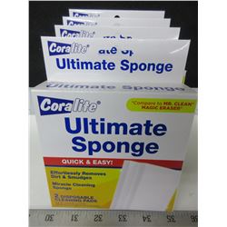 4 New Packs of Ultimate Sponge/Magic Eraser 2 per pack / 8 total
