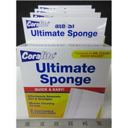 4 New Packs of Ultimate Sponge/Magic Eraser 2 per pack / 8 total