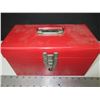 Image 2 : Nice Red Locking Toolbox with Crescent Wrenches