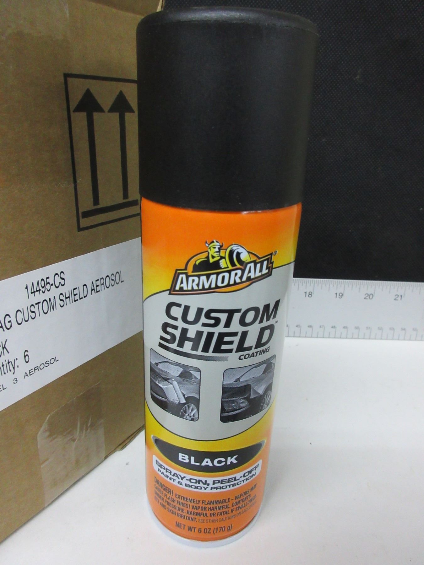 Case of 6 Armor All Custom Shield Coating / spray on peel off paint & body Klondike OnLine