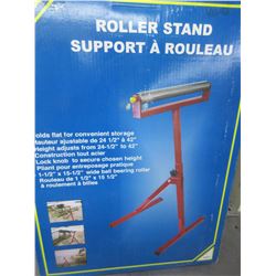 New Roller Stand 24-1/2 to 42 inches lock knob and ball bearing roller