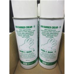 6 Skin Barrier Cream spray with UV Block/ protect from grease ,pipe dope