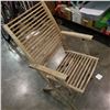 Image 2 : 6 TEAK FOLDING PATIO CHAIRS