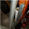 Image 3 : BOX OF HARDWOOD FLOORING, THE VAPOR BARRIER, AND OTHER VARIOUS ROLLS