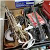 Image 1 : LARGE DRILL BITS PAINT MIXER AND QUICK RELEASE EXTENSION AND TRAY OF GRINDER GUARDS