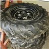 Image 2 : 2 DUNLOP AT 25 x8 R12 AND 2 AT 25 x10 R12 ATV TIRES