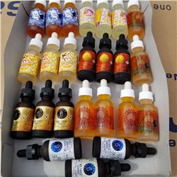 24 BOTTLES OF 30ML E VAPE JUICE