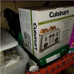 CUISINE ART TOASTER, T-FAL TOASTER, AND COLEMAN CAMPSTOVE