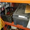 Image 1 : TOOL BOX W/ SOCKETS, WRENCHES, AND BASKET OF PLIERS