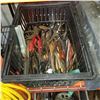 Image 2 : TOOL BOX W/ SOCKETS, WRENCHES, AND BASKET OF PLIERS