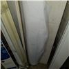 Image 2 : LARGE ROLL OF VINYL BRITE CAL GLASS PERMANENT ADHESIVE SHEET 3 MIL WHITE W/ GREY 54"