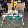 Image 1 : DEWALT COMPOUND MITER SAW ON MILWAUKEE FOLDING STAND - TESTED AND WORKING