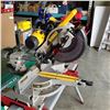 Image 2 : DEWALT COMPOUND MITER SAW ON MILWAUKEE FOLDING STAND - TESTED AND WORKING