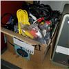 Image 1 : SMALL BOX OF COMPUTER PARTS AND ELECTRONICS