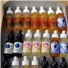 Image 2 : 24 BOTTLES OF 30ML E VAPE JUICE
