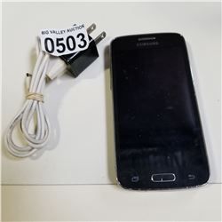 BLACK SAMSUNG GALAXY S3 CORE PRIME W/ CHARGER - NO LOCK