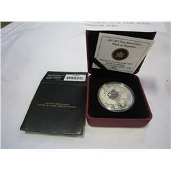 2011 FINE SILVER $15 MAPLE OF HAPPINESS COIN FROM ROYAL CANADIAN MINT