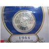 Image 2 : CANADIAN DAY OF ISSUE SILVER $1 CHARLOTTETOWN 100TH ANNIVERSARY CONFERENCE COIN PLUS 5 CENT STAMP IS