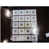 Image 1 : SHEET OF CANADIAN NICKELS 1922 TO 1967