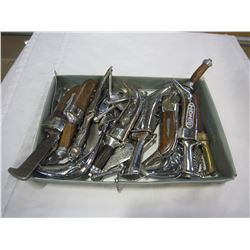 LOT OF KNIVES W/ SHEATHS