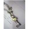 Image 2 : 925 SILVER NECKLACE AND 925 SILVER ITALY PENDANT VINTAGE