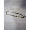 Image 2 : 925 SILVER FIGARO STYLE BRACELET