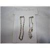 Image 1 : 2 STAMPED 925 SILVER BRACELETS