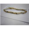 Image 2 : 925 STAMPED SILVER AND GOLD PLATED W/ 10 SEMI PRECIOUS STONES