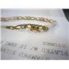 Image 3 : 925 STAMPED SILVER AND GOLD PLATED W/ 10 SEMI PRECIOUS STONES